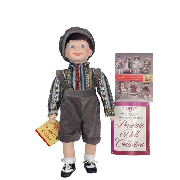 HAPPY Memories Toddler Collection Porcelain Boy Doll “Jeffrey” 1990 14” - Picture 1 of 10